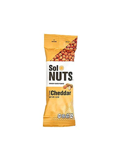 Cheddar - Maní crujiente recubierto, paquete de 12 - 18 oz