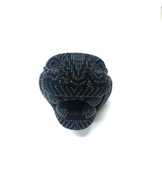 Jaguar Plata Negro - Arte Mexicano Original