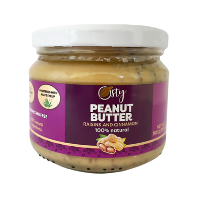 Peanaut Butter with Raisins and Cinnamon