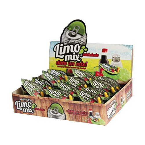 Load image into Gallery viewer, Limomix Michelada, beer drinking mix in a novelty dispenser
