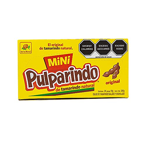 Cargue la imagen en el visor de la galería, De la Rosa pulparindo paquete de 20, caramelos de tamarindo (Paquete original de 2)
