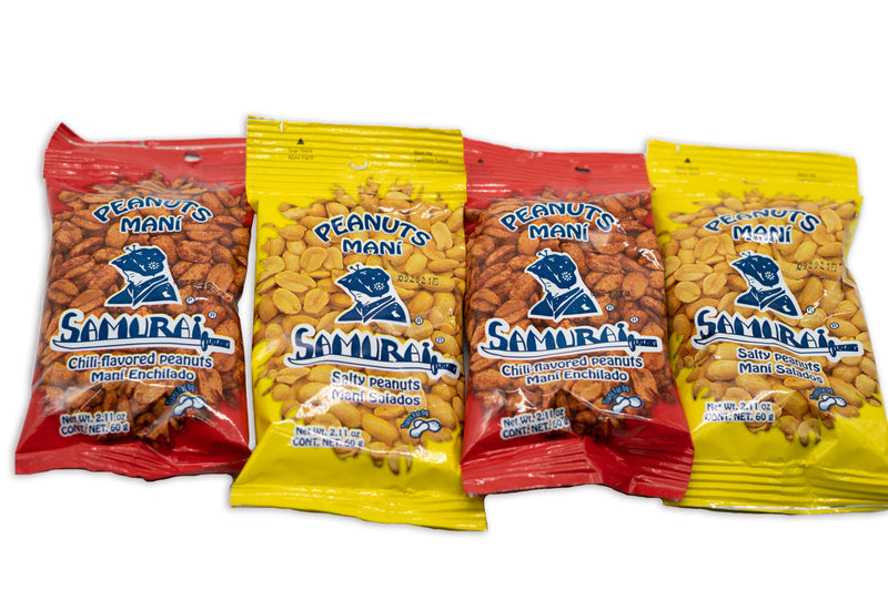 Load image into Gallery viewer, Samura¡ Peanuts, Chili flavored peanuts and Salty peanuts - Salty
