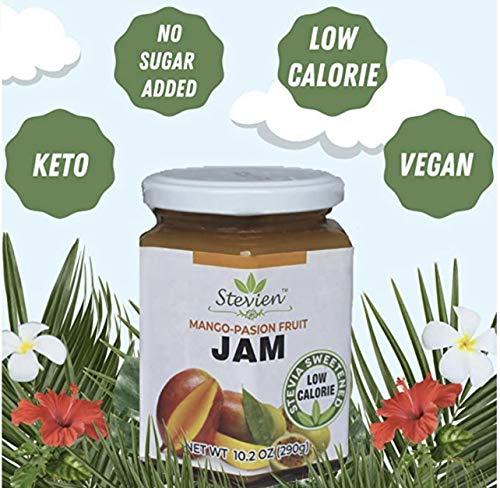 Load image into Gallery viewer, Stevien Sweet Apple Hibiscus Jam No Added Sugar - Keto and Diabetic Friendly, Vegan, Gluten Free, Made with Real Fruit - Sweetened with Organic Stevia
