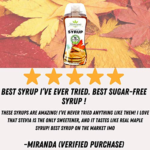 Load image into Gallery viewer, Stevien Keto Sugar Free Maple Syrup - Vegan - Low Carb - Gluten Free - Low Calorie - Sweetened with Organic Stevia - 3 Pack
