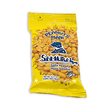 Samura¡ Peanuts, Chili flavored peanuts and Salty peanuts - Salty