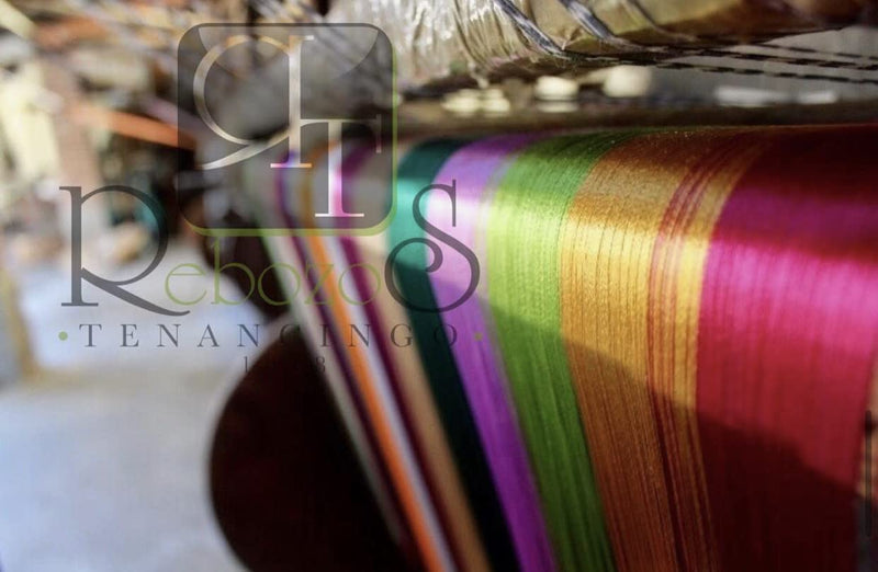 Load image into Gallery viewer, Mexican Handmade Colorful Shawl, Pashmina unique designs
