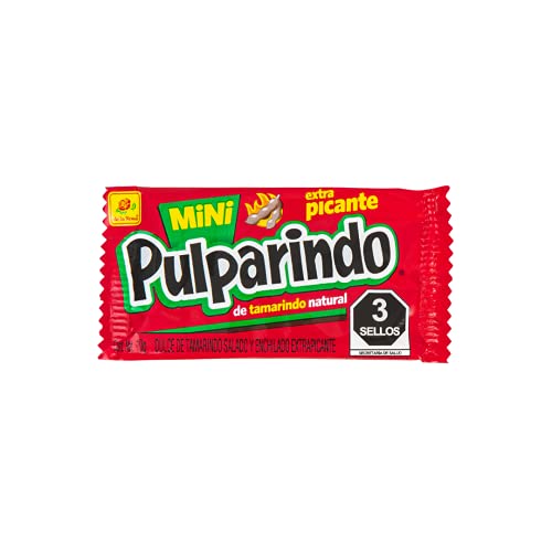 De la Rosa pulparindo paquete de 20, caramelos de tamarindo (Mini Xhot Pack de 2)