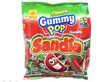 DE LA ROSA SPICY GUMMY POP WATERMELON 55 CT