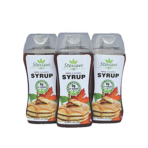 Load image into Gallery viewer, Stevien Keto Sugar Free Maple Syrup - Vegan - Low Carb - Gluten Free - Low Calorie - Sweetened with Organic Stevia - 3 Pack
