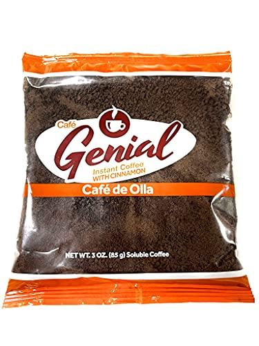 Cargue la imagen en el visor de la galería, Café Genial Café Instantáneo con Canela, Café Instantáneo Café de Olla, Café Soluble (Pack de 4)
