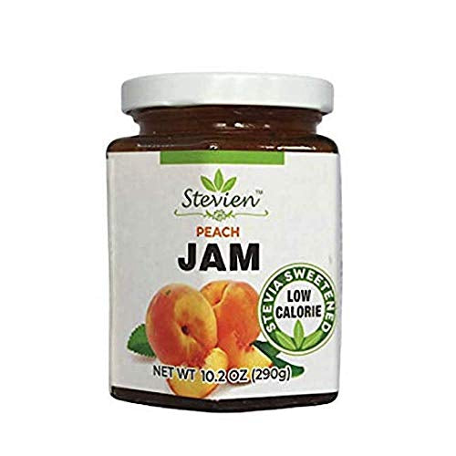 Stevien Jam No Added Sugar - Sweet Strawberry, Peach, and Mixed Berry - 3 Jars