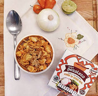Traditional instant Pozole , Mexican Pozole 2.05 oz each , Pack 2 - Chipotle