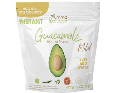 Yumma Avocado Guacamole instantáneo con aguacate Hass: solo agregue agua