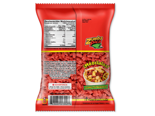 Load image into Gallery viewer, Zumbapica Forritos Tiritas 12.3 oz (350 gr).
