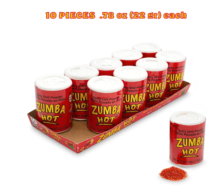 Load image into Gallery viewer, Zumbapica Zumba Hot, Hot&#39;n Spicy Chili Mix, 7.8 oz., 10 Count
