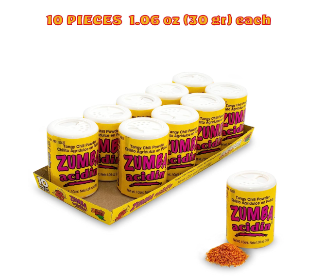 Load image into Gallery viewer, Zumbapica Acidin Chili Powder 1.06oz (30gr) 10 Count
