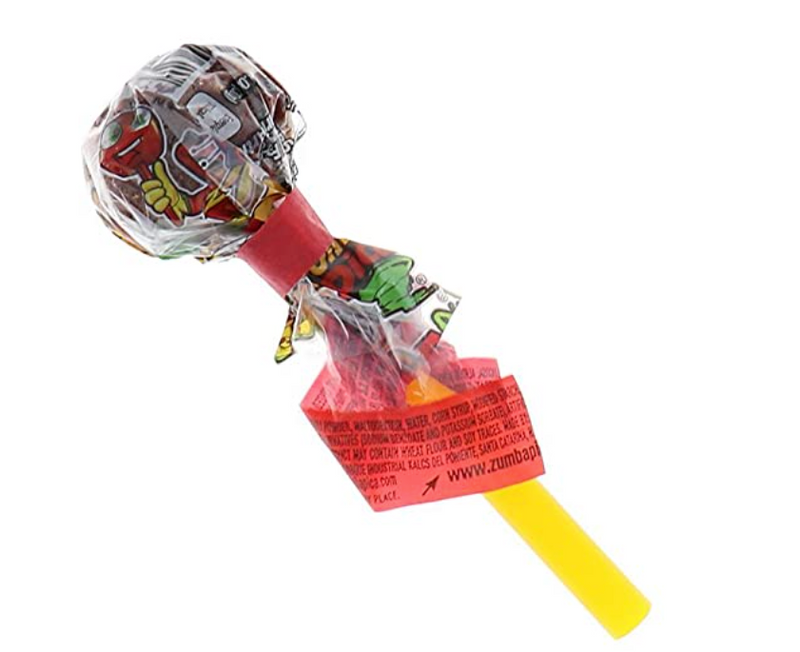 Load image into Gallery viewer, Zumbapica Zumbaleta Tamarind Lollipop 10pcs – Tamarind Candy Lollipops
